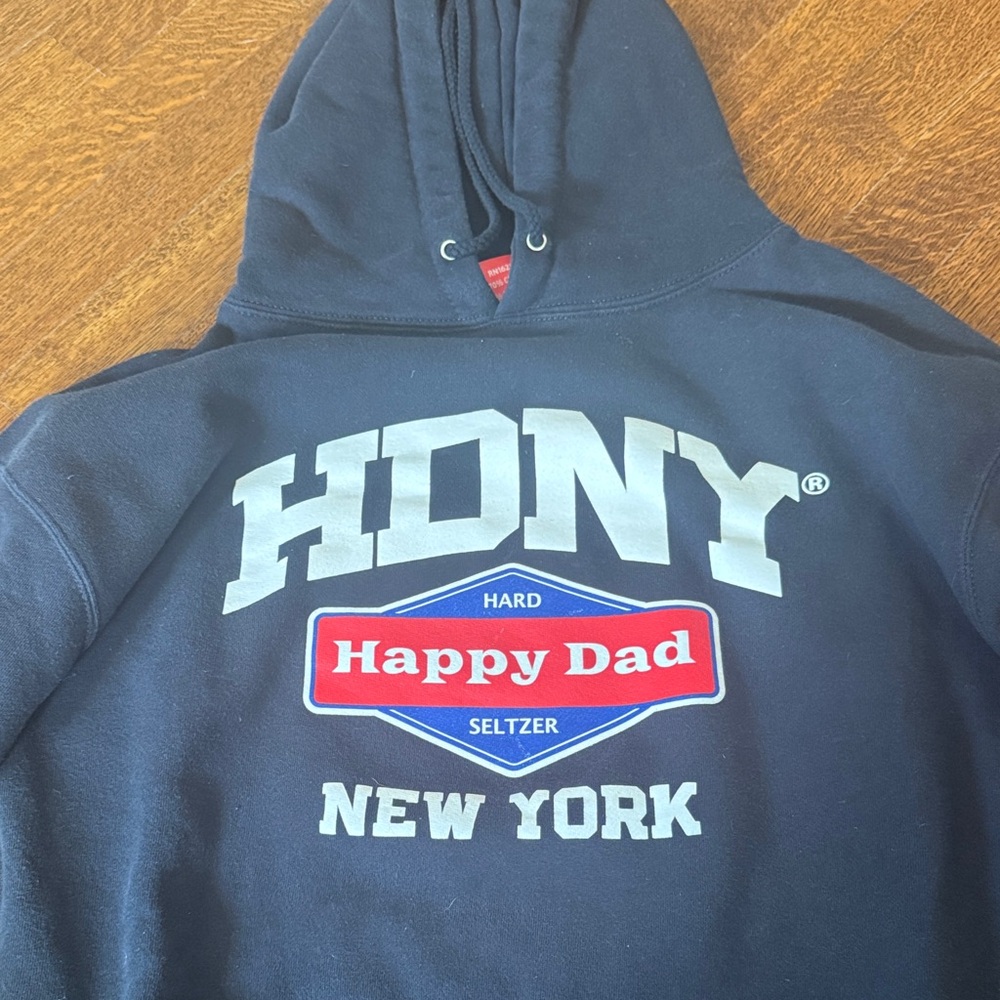 HDNY Black Hoodie - Happy Dad New York